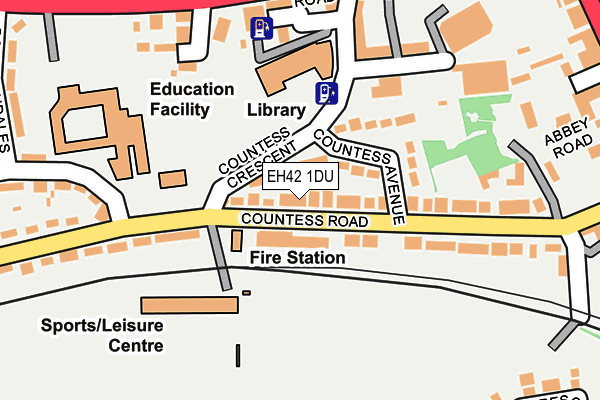 EH42 1DU map - OS OpenMap – Local (Ordnance Survey) EH42 1DU map - OS OpenMap – Local (Ordnance Survey)
