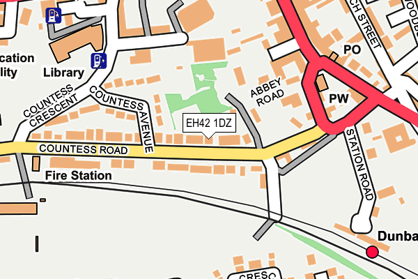 EH42 1DZ map - OS OpenMap – Local (Ordnance Survey) EH42 1DZ map - OS OpenMap – Local (Ordnance Survey)