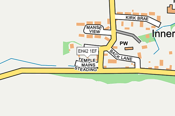 EH42 1EF map - OS OpenMap – Local (Ordnance Survey) EH42 1EF map - OS OpenMap – Local (Ordnance Survey)
