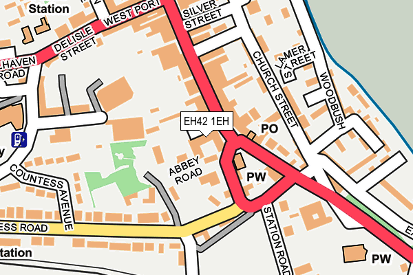 EH42 1EH map - OS OpenMap – Local (Ordnance Survey) EH42 1EH map - OS OpenMap – Local (Ordnance Survey)