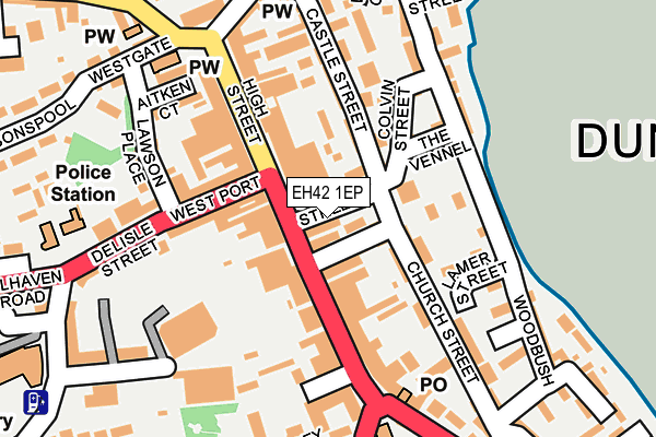 EH42 1EP map - OS OpenMap – Local (Ordnance Survey) EH42 1EP map - OS OpenMap – Local (Ordnance Survey)