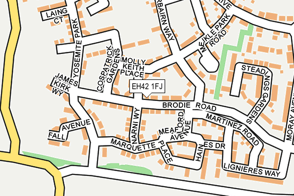 EH42 1FJ map - OS OpenMap – Local (Ordnance Survey) EH42 1FJ map - OS OpenMap – Local (Ordnance Survey)