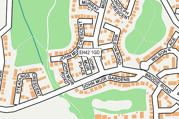 EH42 1GD map - OS OpenMap – Local (Ordnance Survey) EH42 1GD map - OS OpenMap – Local (Ordnance Survey)