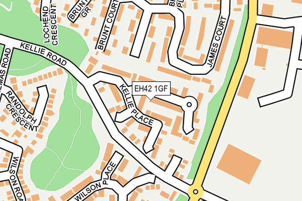EH42 1GF map - OS OpenMap – Local (Ordnance Survey) EH42 1GF map - OS OpenMap – Local (Ordnance Survey)