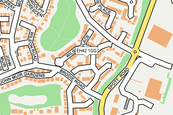 EH42 1GG map - OS OpenMap – Local (Ordnance Survey) EH42 1GG map - OS OpenMap – Local (Ordnance Survey)