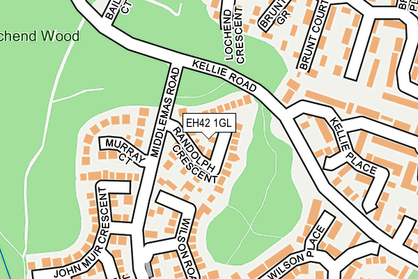 EH42 1GL map - OS OpenMap – Local (Ordnance Survey) EH42 1GL map - OS OpenMap – Local (Ordnance Survey)