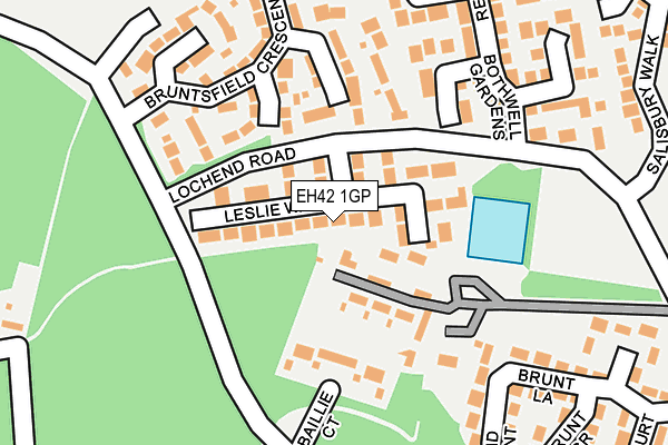 EH42 1GP map - OS OpenMap – Local (Ordnance Survey) EH42 1GP map - OS OpenMap – Local (Ordnance Survey)