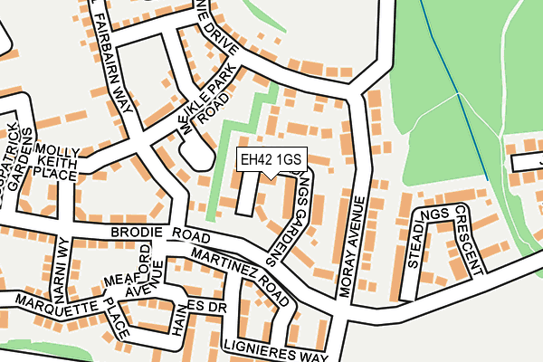 EH42 1GS map - OS OpenMap – Local (Ordnance Survey) EH42 1GS map - OS OpenMap – Local (Ordnance Survey)