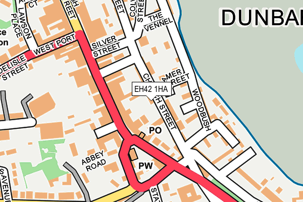 EH42 1HA map - OS OpenMap – Local (Ordnance Survey) EH42 1HA map - OS OpenMap – Local (Ordnance Survey)