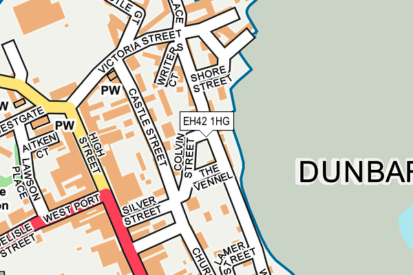 EH42 1HG map - OS OpenMap – Local (Ordnance Survey) EH42 1HG map - OS OpenMap – Local (Ordnance Survey)