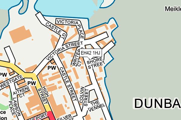 EH42 1HJ map - OS OpenMap – Local (Ordnance Survey) EH42 1HJ map - OS OpenMap – Local (Ordnance Survey)