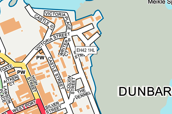 EH42 1HL map - OS OpenMap – Local (Ordnance Survey) EH42 1HL map - OS OpenMap – Local (Ordnance Survey)