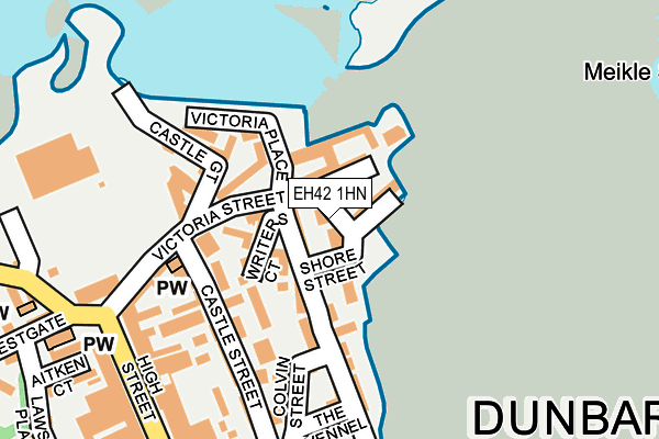 EH42 1HN map - OS OpenMap – Local (Ordnance Survey) EH42 1HN map - OS OpenMap – Local (Ordnance Survey)