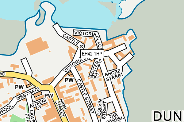 EH42 1HP map - OS OpenMap – Local (Ordnance Survey) EH42 1HP map - OS OpenMap – Local (Ordnance Survey)
