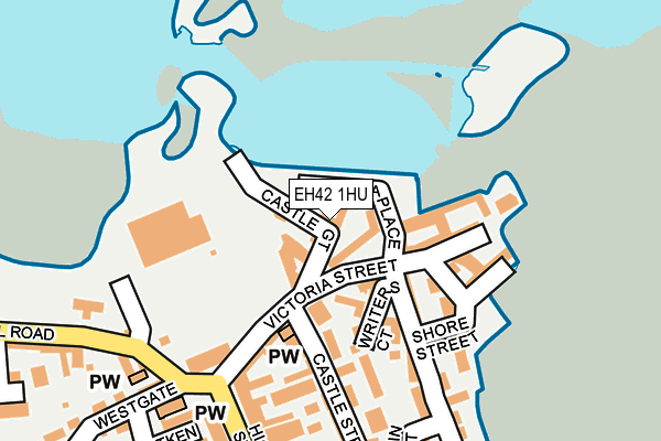 EH42 1HU map - OS OpenMap – Local (Ordnance Survey) EH42 1HU map - OS OpenMap – Local (Ordnance Survey)