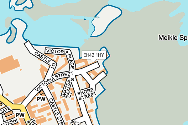 EH42 1HY map - OS OpenMap – Local (Ordnance Survey) EH42 1HY map - OS OpenMap – Local (Ordnance Survey)
