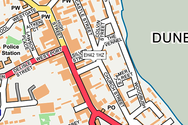 EH42 1HZ map - OS OpenMap – Local (Ordnance Survey) EH42 1HZ map - OS OpenMap – Local (Ordnance Survey)