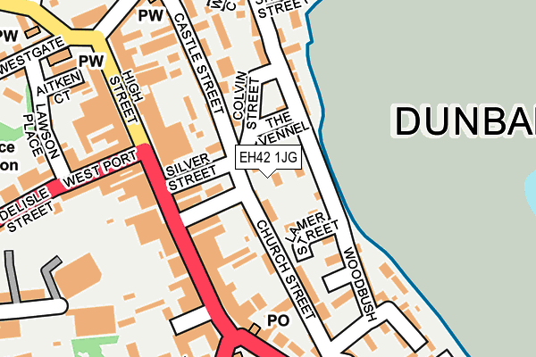 EH42 1JG map - OS OpenMap – Local (Ordnance Survey) EH42 1JG map - OS OpenMap – Local (Ordnance Survey)