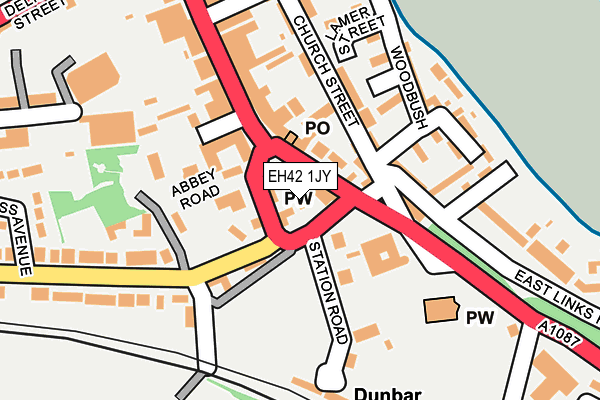 EH42 1JY map - OS OpenMap – Local (Ordnance Survey) EH42 1JY map - OS OpenMap – Local (Ordnance Survey)