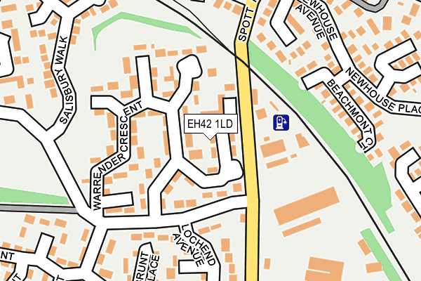 EH42 1LD map - OS OpenMap – Local (Ordnance Survey) EH42 1LD map - OS OpenMap – Local (Ordnance Survey)