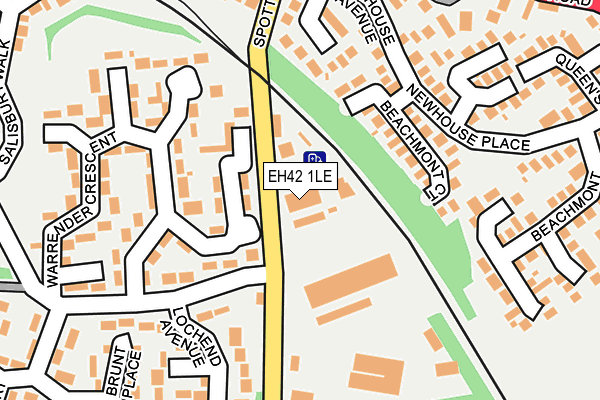 EH42 1LE map - OS OpenMap – Local (Ordnance Survey) EH42 1LE map - OS OpenMap – Local (Ordnance Survey)