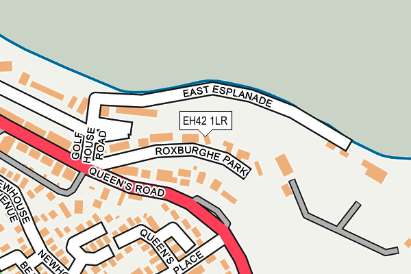 EH42 1LR map - OS OpenMap – Local (Ordnance Survey) EH42 1LR map - OS OpenMap – Local (Ordnance Survey)