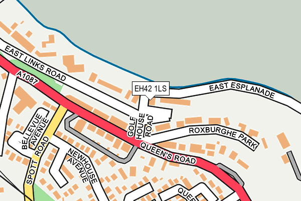EH42 1LS map - OS OpenMap – Local (Ordnance Survey) EH42 1LS map - OS OpenMap – Local (Ordnance Survey)