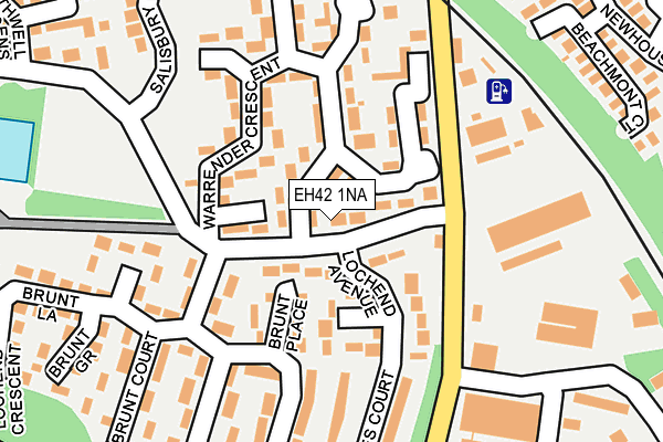 EH42 1NA map - OS OpenMap – Local (Ordnance Survey) EH42 1NA map - OS OpenMap – Local (Ordnance Survey)