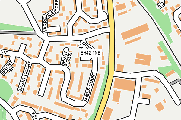 EH42 1NB map - OS OpenMap – Local (Ordnance Survey) EH42 1NB map - OS OpenMap – Local (Ordnance Survey)