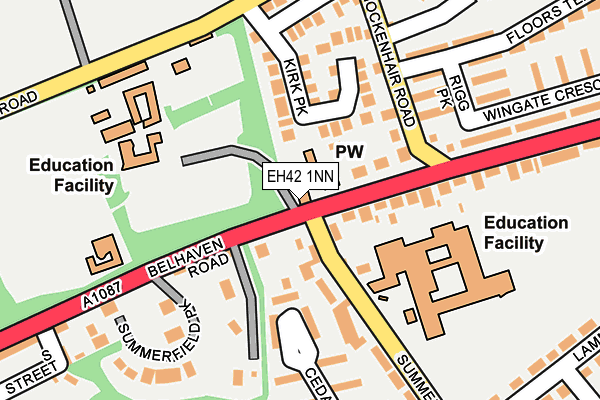 EH42 1NN map - OS OpenMap – Local (Ordnance Survey) EH42 1NN map - OS OpenMap – Local (Ordnance Survey)