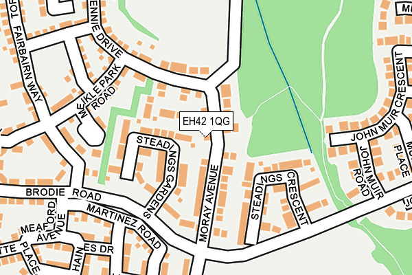 EH42 1QG map - OS OpenMap – Local (Ordnance Survey) EH42 1QG map - OS OpenMap – Local (Ordnance Survey)