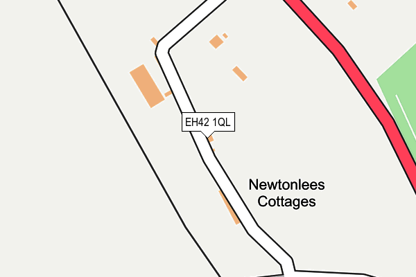 EH42 1QL map - OS OpenMap – Local (Ordnance Survey) EH42 1QL map - OS OpenMap – Local (Ordnance Survey)