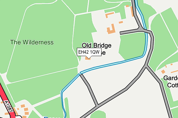 EH42 1QW map - OS OpenMap – Local (Ordnance Survey) EH42 1QW map - OS OpenMap – Local (Ordnance Survey)