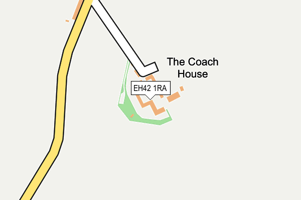 EH42 1RA map - OS OpenMap – Local (Ordnance Survey) EH42 1RA map - OS OpenMap – Local (Ordnance Survey)