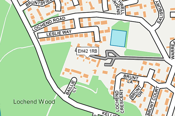 EH42 1RB map - OS OpenMap – Local (Ordnance Survey) EH42 1RB map - OS OpenMap – Local (Ordnance Survey)