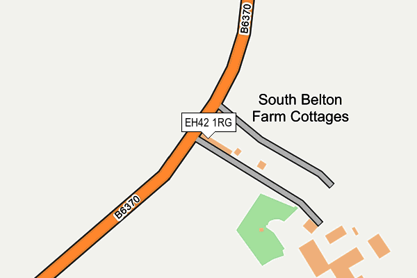 EH42 1RG map - OS OpenMap – Local (Ordnance Survey) EH42 1RG map - OS OpenMap – Local (Ordnance Survey)