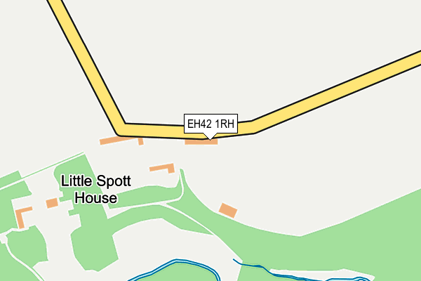 EH42 1RH map - OS OpenMap – Local (Ordnance Survey) EH42 1RH map - OS OpenMap – Local (Ordnance Survey)