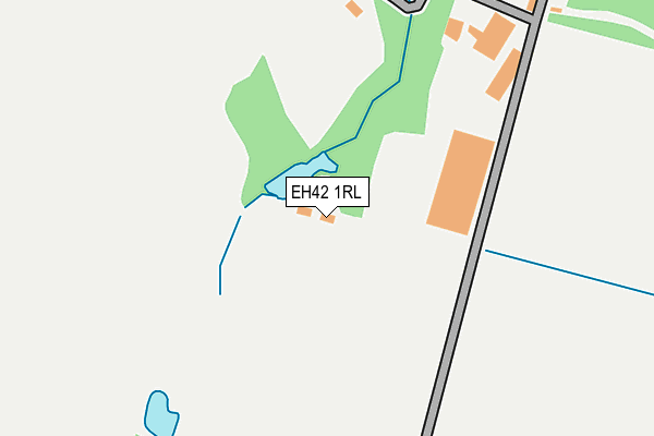 EH42 1RL map - OS OpenMap – Local (Ordnance Survey) EH42 1RL map - OS OpenMap – Local (Ordnance Survey)