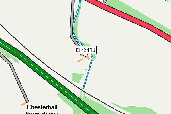 EH42 1RU map - OS OpenMap – Local (Ordnance Survey) EH42 1RU map - OS OpenMap – Local (Ordnance Survey)