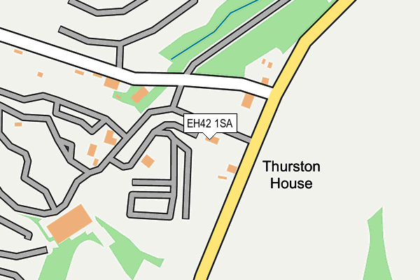 EH42 1SA map - OS OpenMap – Local (Ordnance Survey) EH42 1SA map - OS OpenMap – Local (Ordnance Survey)