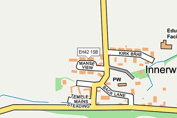 EH42 1SB map - OS OpenMap – Local (Ordnance Survey) EH42 1SB map - OS OpenMap – Local (Ordnance Survey)