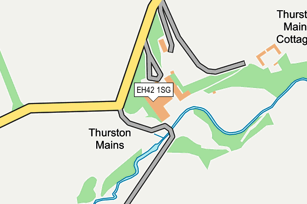 EH42 1SG map - OS OpenMap – Local (Ordnance Survey) EH42 1SG map - OS OpenMap – Local (Ordnance Survey)