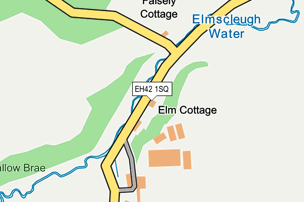 EH42 1SQ map - OS OpenMap – Local (Ordnance Survey) EH42 1SQ map - OS OpenMap – Local (Ordnance Survey)