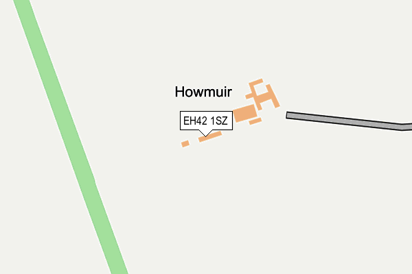 EH42 1SZ map - OS OpenMap – Local (Ordnance Survey) EH42 1SZ map - OS OpenMap – Local (Ordnance Survey)