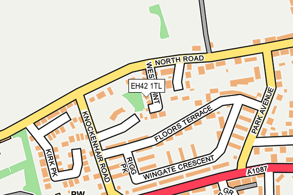 EH42 1TL map - OS OpenMap – Local (Ordnance Survey) EH42 1TL map - OS OpenMap – Local (Ordnance Survey)