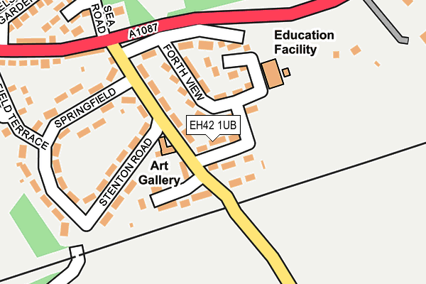 EH42 1UB map - OS OpenMap – Local (Ordnance Survey) EH42 1UB map - OS OpenMap – Local (Ordnance Survey)