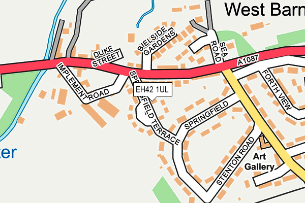 EH42 1UL map - OS OpenMap – Local (Ordnance Survey) EH42 1UL map - OS OpenMap – Local (Ordnance Survey)