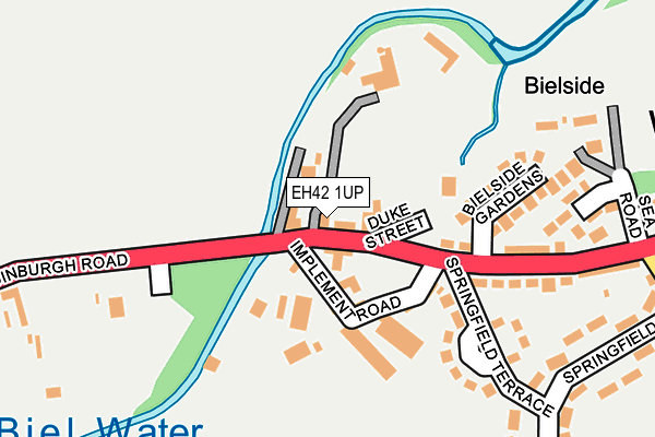 EH42 1UP map - OS OpenMap – Local (Ordnance Survey) EH42 1UP map - OS OpenMap – Local (Ordnance Survey)