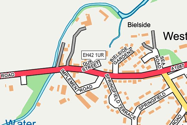 EH42 1UR map - OS OpenMap – Local (Ordnance Survey) EH42 1UR map - OS OpenMap – Local (Ordnance Survey)