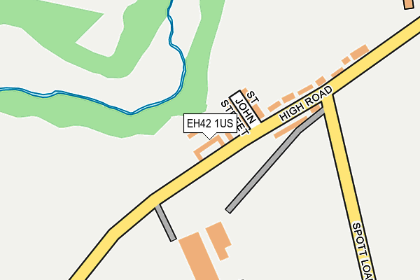 EH42 1US map - OS OpenMap – Local (Ordnance Survey) EH42 1US map - OS OpenMap – Local (Ordnance Survey)